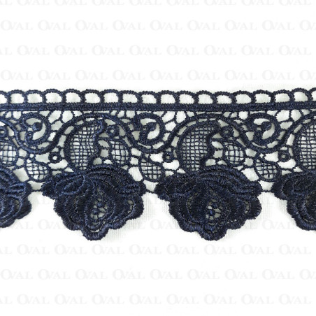 Koronka 65mm /1y  granat 3509