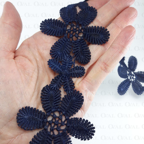 Koronka 60mm /1y  granat 3512