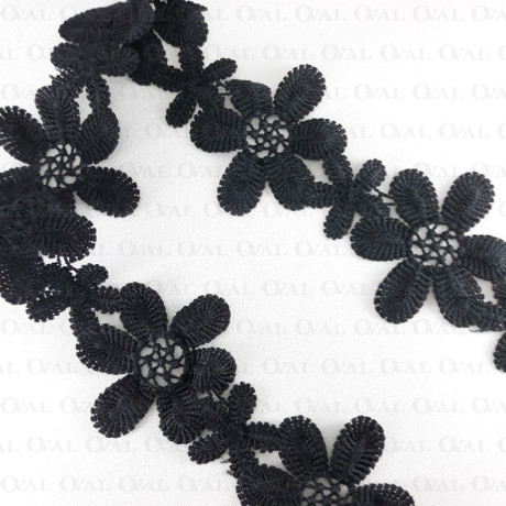 Koronka 60mm /1y czerń 3513