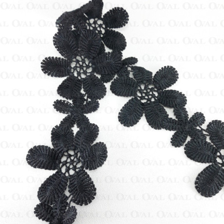 Koronka 60mm /1y czerń 3513