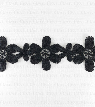 Koronka 60mm /1y czerń 3513