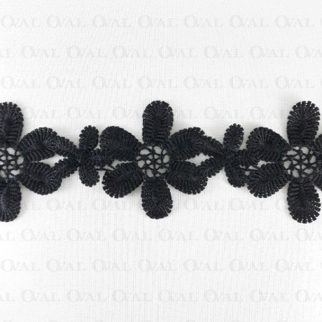 Koronka 60mm /1y czerń 3513