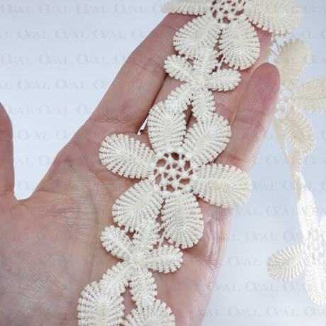 Lace 60mm /1y ecru 3514