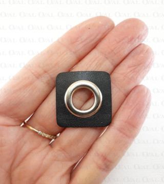 Eyelet patch for sewing on 1946