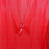 Red covered zips d818 various lengths 3530