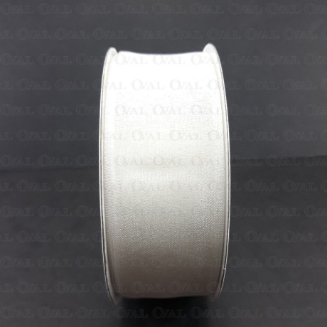 Chiffon Ribbon 25mm/25y white 3531