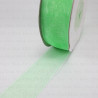 Tasiemka Szyfonowa 25mm/25y zieleń  3535