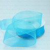 Chiffon Ribbon 25mm/25y blue 3536