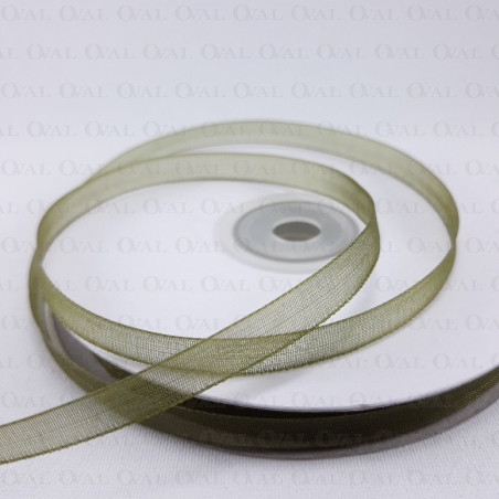 Tasiemka Szyfonowa 6mm/50y oliwka 3538