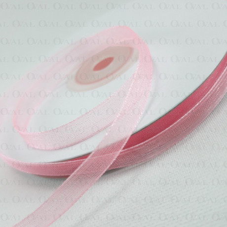 Tasiemka Szyfonowa 6mm/50y róż 3540