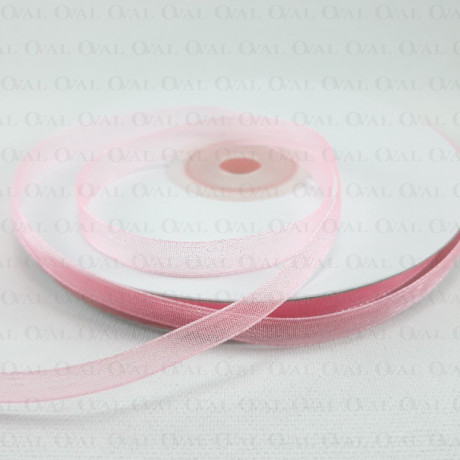 Tasiemka Szyfonowa 6mm/50y róż 3540