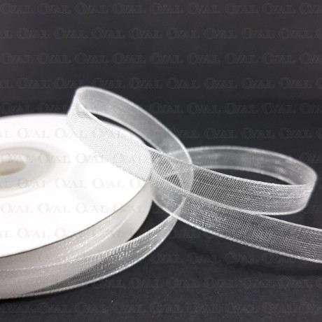 Chiffon Ribbon 6mm/30y white 3541