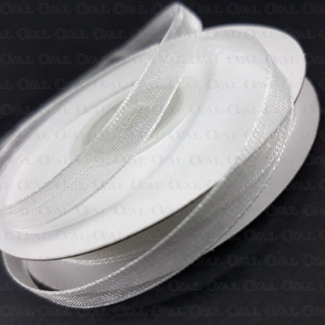 Chiffon Ribbon 6mm/30y white 3541