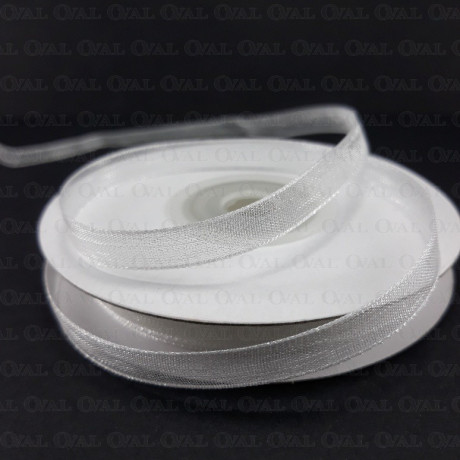 Chiffon Ribbon 6mm/30y white 3541