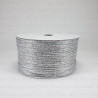 Decorative ribbon with lurex 3.5mm/50y silver 3545