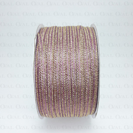 Lurex ribbon 3.5mm/50y pink 3550