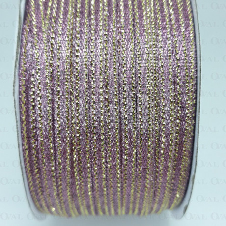 Lurex ribbon 3.5mm/50y pink 3550
