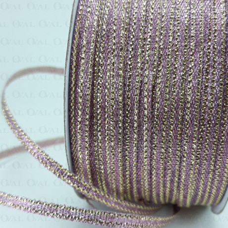 Lurex ribbon 3.5mm/50y pink 3550