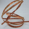 Ribbon with lurex 3.5mm/50y ginger 3551