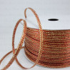 Ribbon with lurex 3.5mm/50y ginger 3551