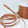 Ribbon with lurex 3.5mm/50y ginger 3551