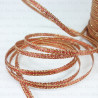 Ribbon with lurex 3.5mm/50y ginger 3551
