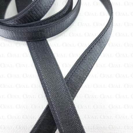 Elastic shoulder strap 10mm/1m graphite 3567 E