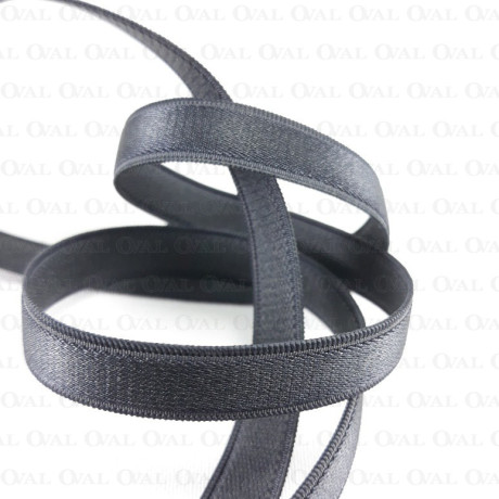 Elastic shoulder strap 10mm/1m graphite 3567 E