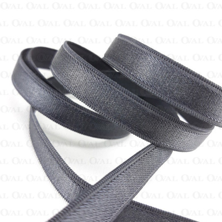 Elastic shoulder strap 10mm/1m graphite 3567 E