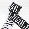 Decorative elastic 40mm/1 or 15m black and white 2068