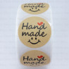 Naklejki papierowe 25mm /20szt Hand made 3571