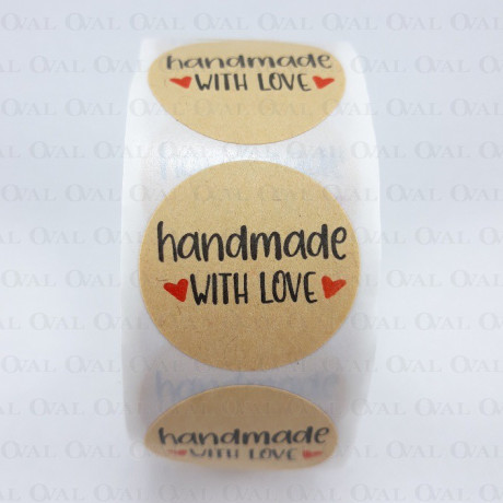 Paper stickers 25mm /20pcs Hand made 3573