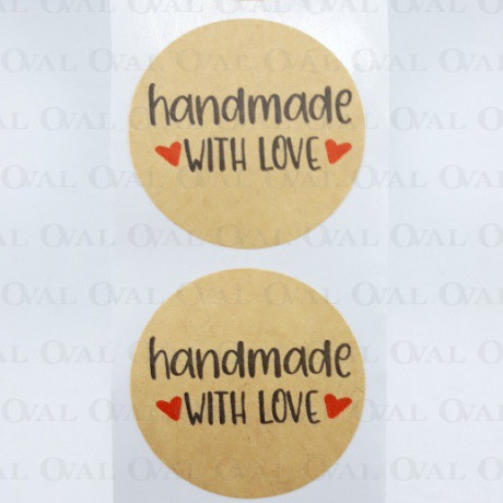 Paper stickers 25mm /20pcs Hand made 3573