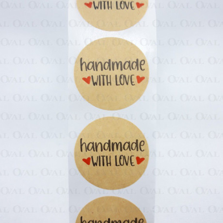 Paper stickers 25mm /20pcs Hand made 3573