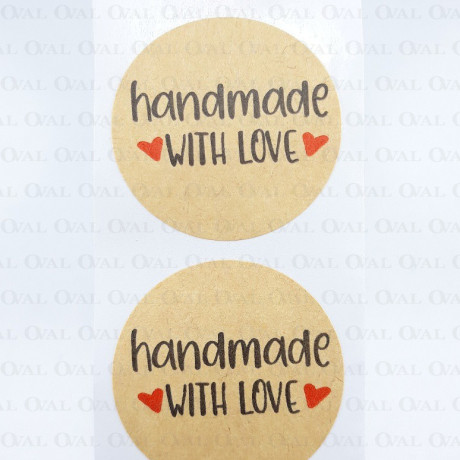 Paper stickers 25mm /20pcs Hand made 3573