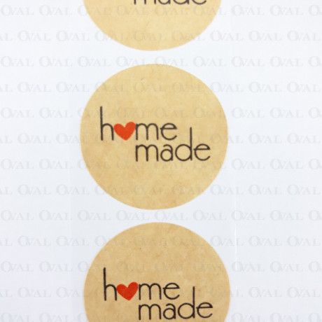 Paper stickers 25mm /20pcs home made 3574