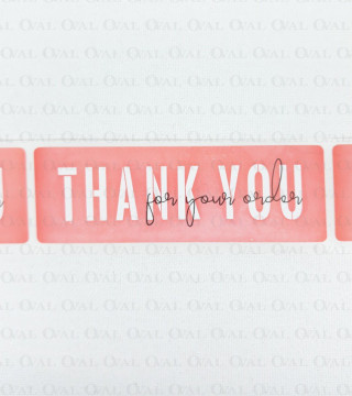 Naklejki papierowe 75x25mm /20szt  3577