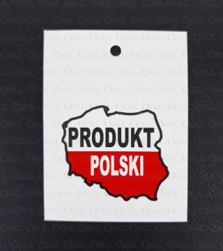 Etykieta" PRODUKT POLSKI,, 200 szt. 3584