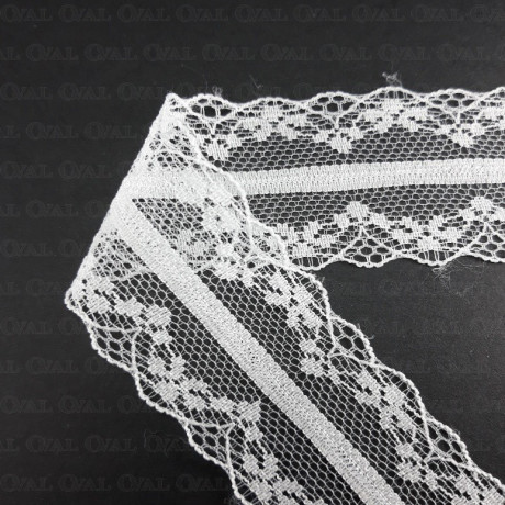 Koronka 38mm/1yard biel 1909