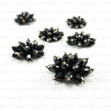 Ozdoba z kolorowych koralików 34mm/1szt  3591