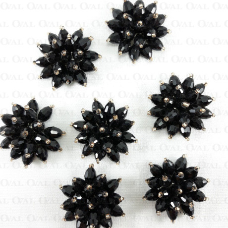 Ozdoba z kolorowych koralików 34mm/1szt  3591