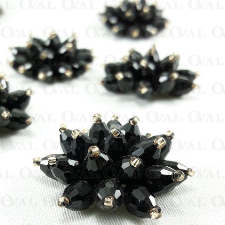 Ozdoba z kolorowych koralików 34mm/1szt  3591