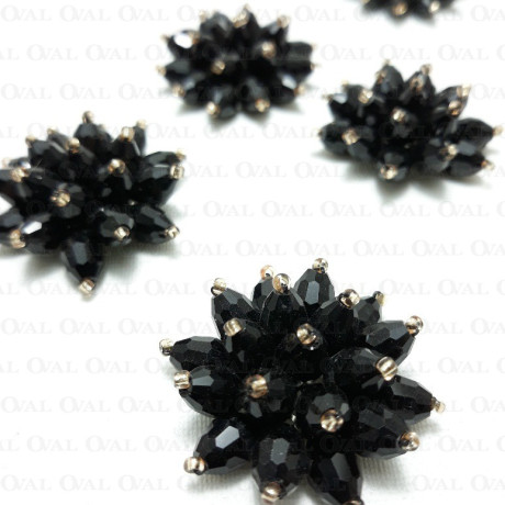 Ozdoba z kolorowych koralików 34mm/1szt  3591