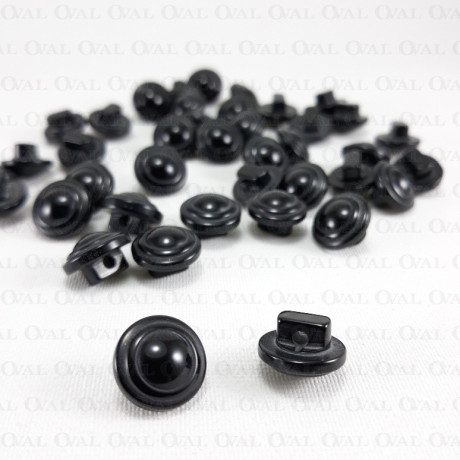 Polyester button 10mm or 11.5mm / 10 pcs no. 695