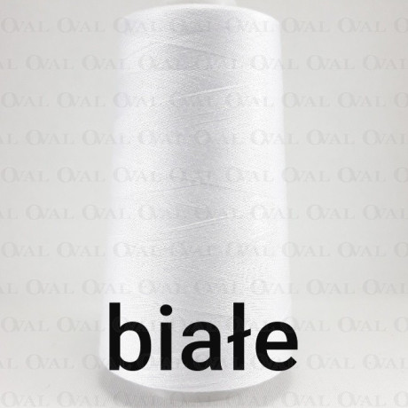 Nici overlock / stębnówka kol  białe  nr 3614