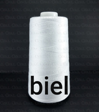 Nici overlock / stębnówka kol  białe  nr 3614