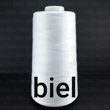 Nici overlock / stębnówka kol  białe  nr 3614