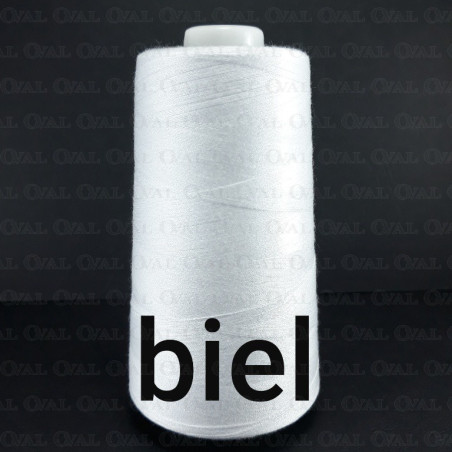 Nici overlock / stębnówka kol  białe  nr 3614
