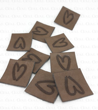 Skórka ekologiczna z sercem 3616