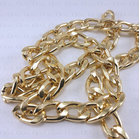 Chain 10x17mm/1m gold 3664
